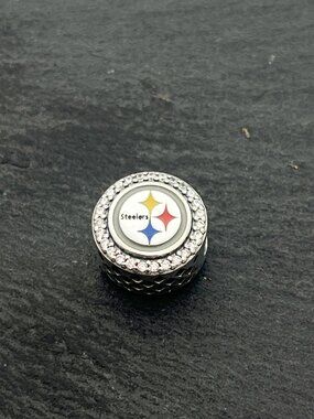 Pandora Pittsburgh Steelers Exclusive Football team Charm Sterling Silver Charm